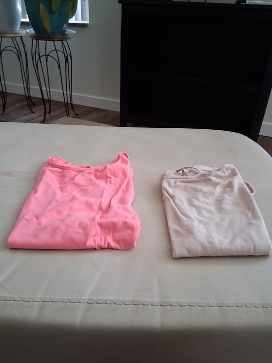 Derek Heart Other - Derek Heart Pink & Beige Tank Chemises - Soft Stretch Layers